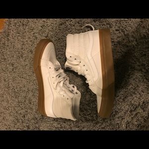 White high top vans